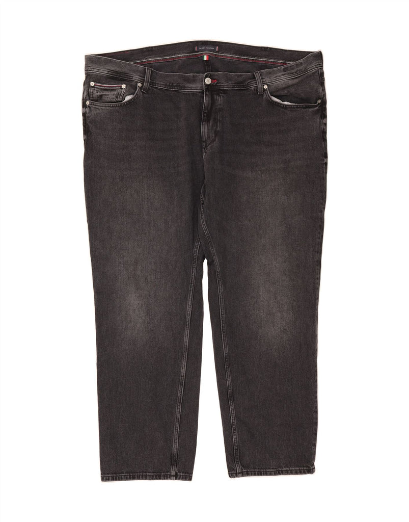 TOMMY HILFIGER Mens Madrid RW Comfort Fit Straight Jeans W50 L32 Black Vintage Tommy Hilfiger and Second-Hand Tommy Hilfiger from Messina Hembry 