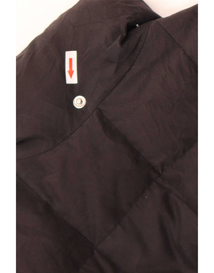 Diadora Womens Padded Coat UK 6 XS Black Polyester