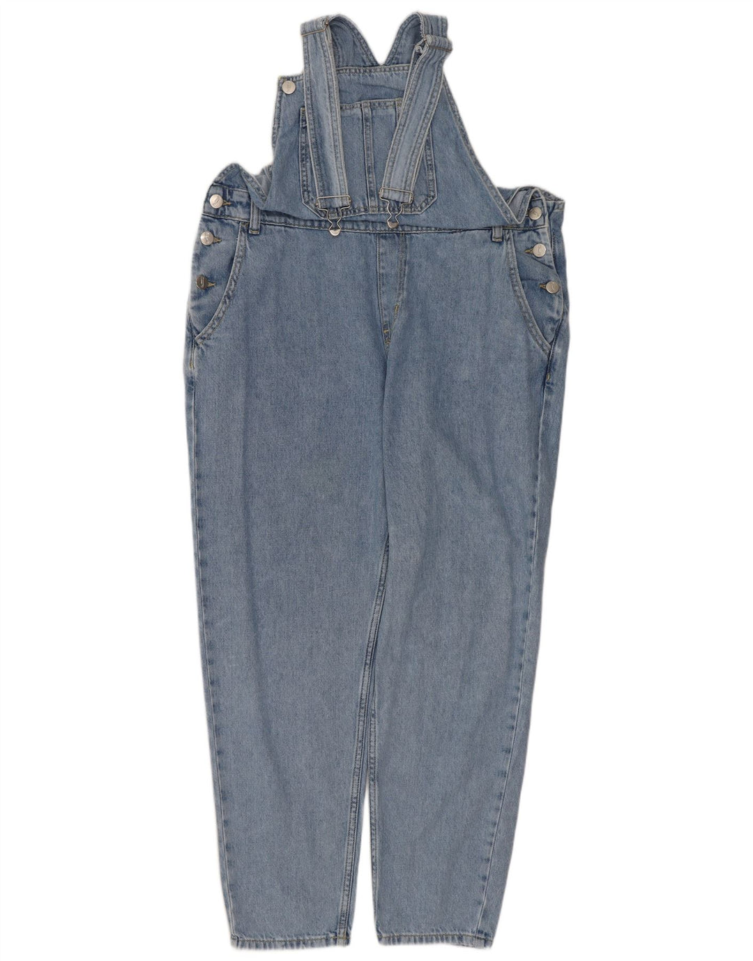 C&A Mens Dungarees Jeans W40 L27 Blue Cotton