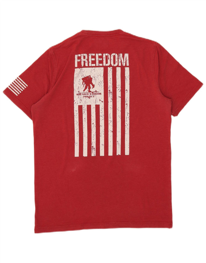 Under Armour Mens Loose Fit Graphic T-Shirt Top Small Red