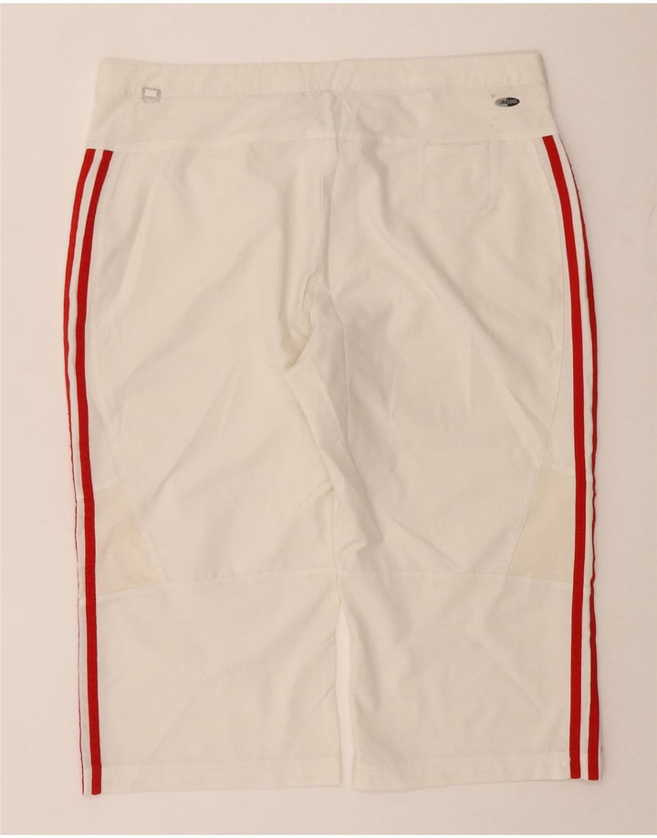 Adidas Womens Bermuda Shorts UK 18 XL W36 White