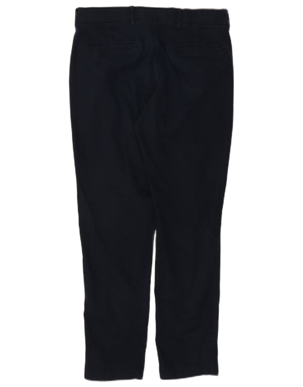 Abercrombie & Fitch Mens Skinny Chino Trousers W33 L28 Navy Blue Cotton