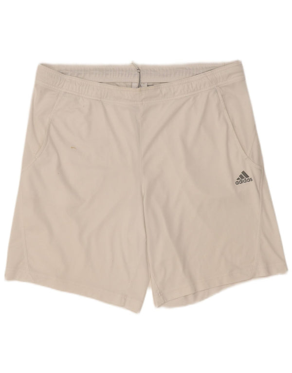 Adidas Mens Sport Shorts Large White Polyester