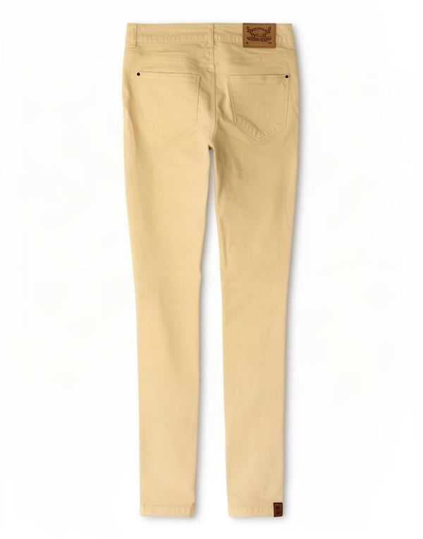 Zara Womens Skinny Jeans EU 38 Small W28 L28 Yellow Cotton