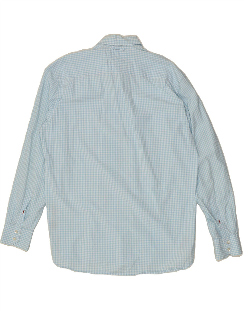 TOMMY HILFIGER Mens Shirt XL Blue Gingham Cotton | Vintage Tommy Hilfiger | Thrift | Second-Hand Tommy Hilfiger | Used Clothing | Messina Hembry 