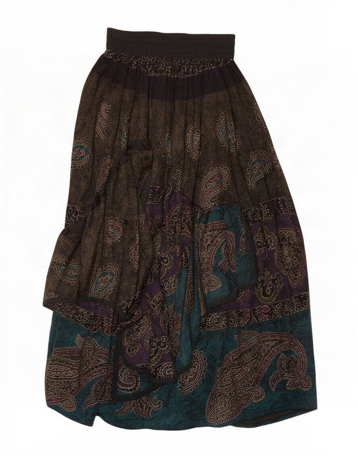 Idea Womens Gypsy Skirt Medium W24 Multicoloured Paisley