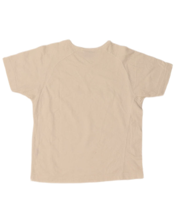 Champion Womens Graphic T-Shirt Top UK 10 Small White Cotton