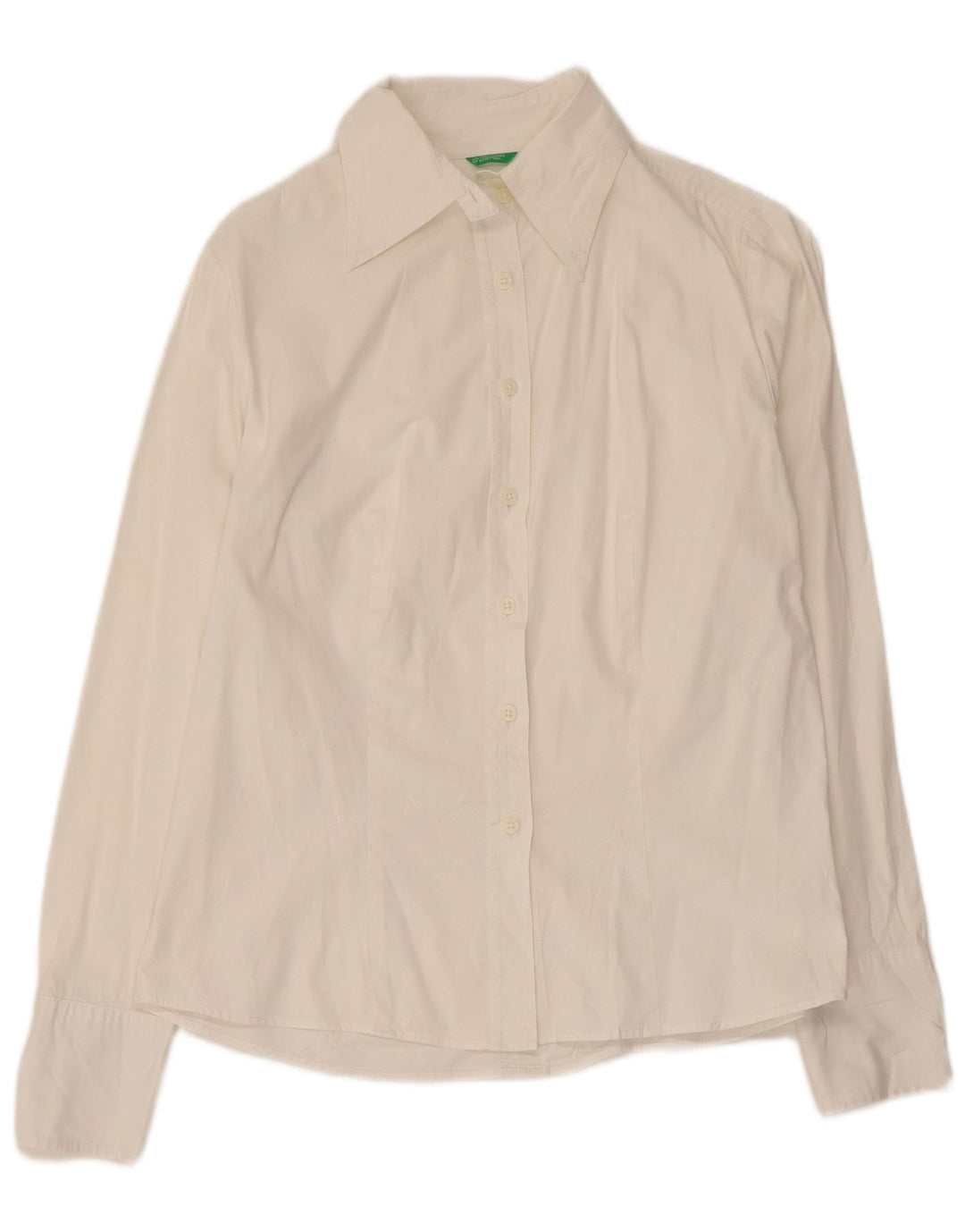 Benetton Womens Shirt UK 14 Large White