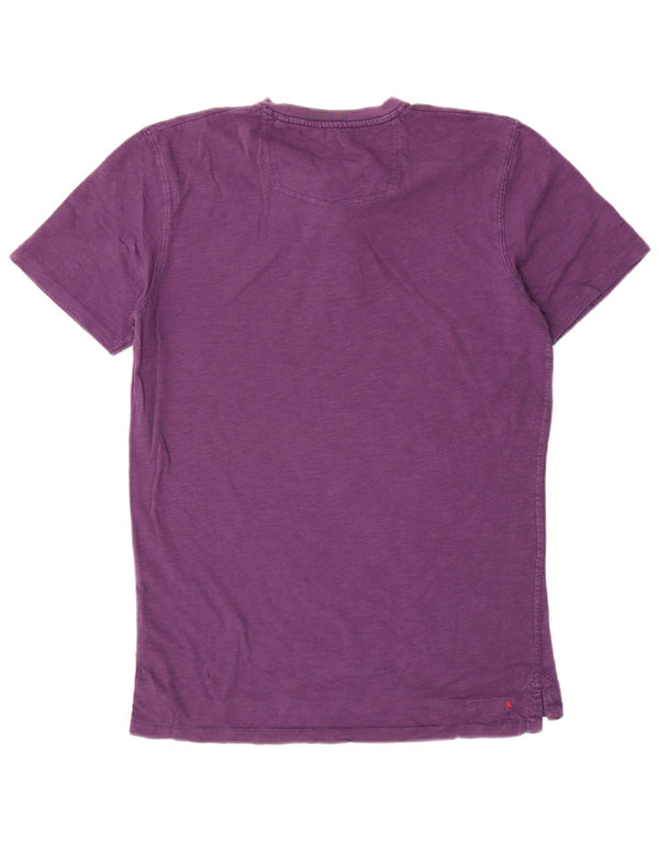 Fat Face Mens T-Shirt Top Small Purple Cotton