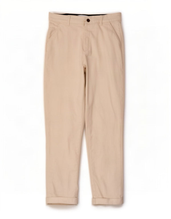 Crew Clothing Womens Straight Chino Trousers UK 10 Small W26 L28 White