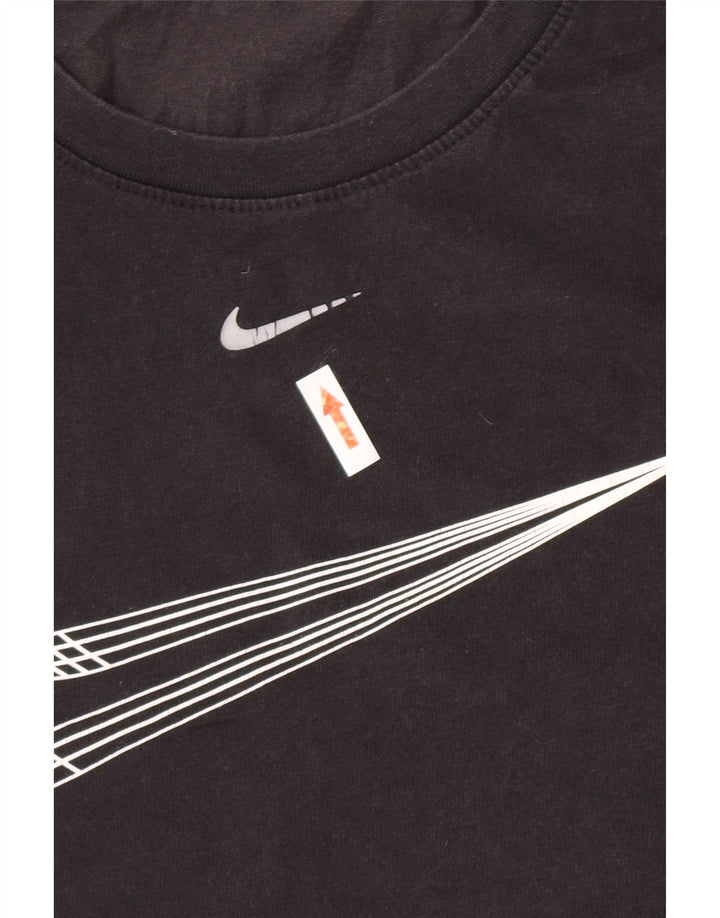 Nike Mens Graphic T-Shirt Top 2XL Black Cotton