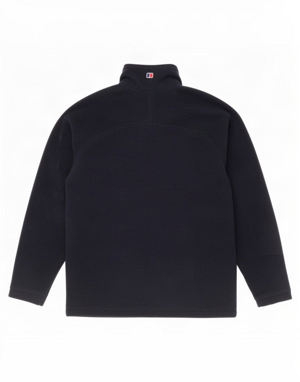 Berghaus Mens Liner Fleece Jacket UK 40 Large Navy Blue Polyester