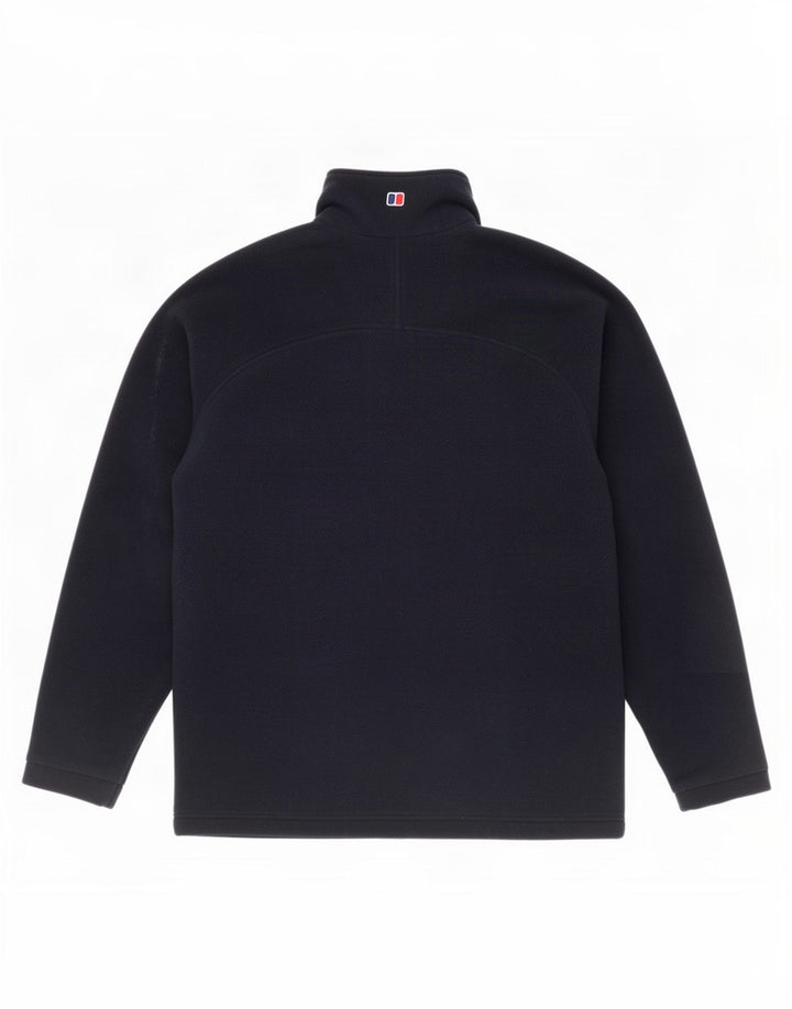 Berghaus Mens Liner Fleece Jacket UK 40 Large Navy Blue Polyester