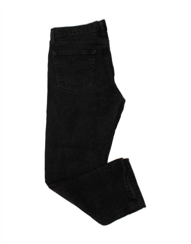 LEE Mens Straight Jeans W32 L30 Black Cotton | Vintage Lee | Thrift | Second-Hand Lee | Used Clothing | Messina Hembry 