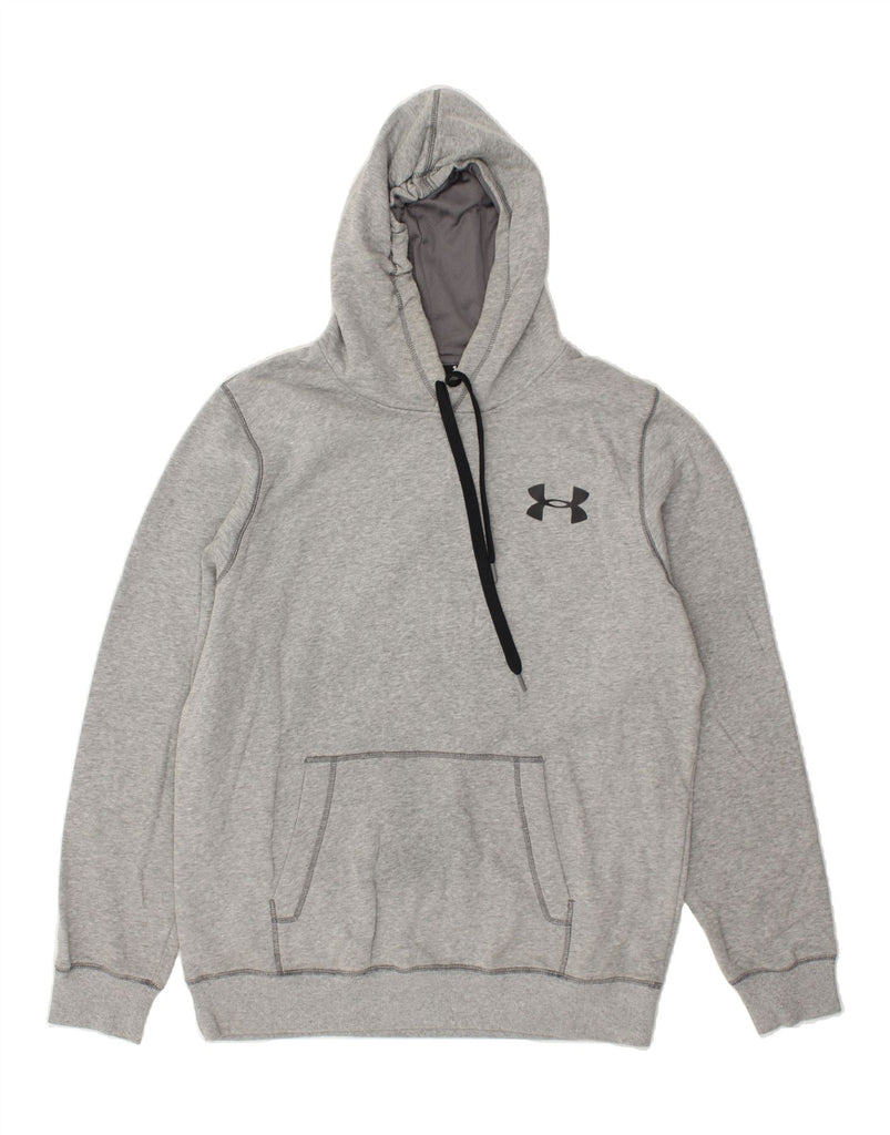 UNDER ARMOUR Mens Hoodie Jumper Large Grey Polyester | Vintage Under Armour | Thrift | Second-Hand Under Armour | Used Clothing | Messina Hembry 