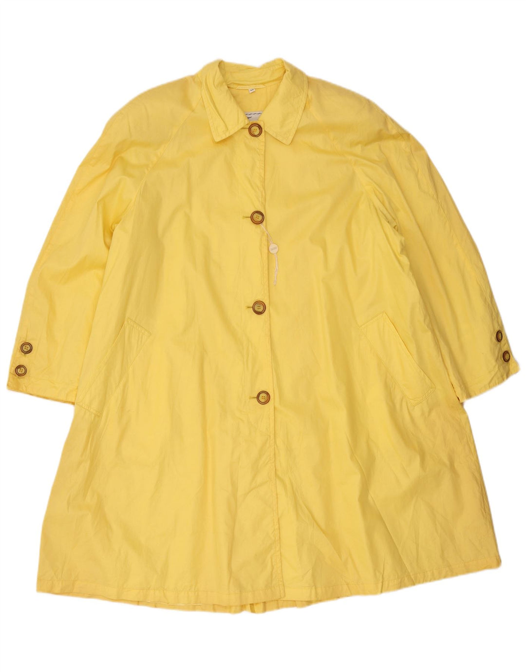 Incom Womens Oversized Raincoat EU 42 Large Yellow