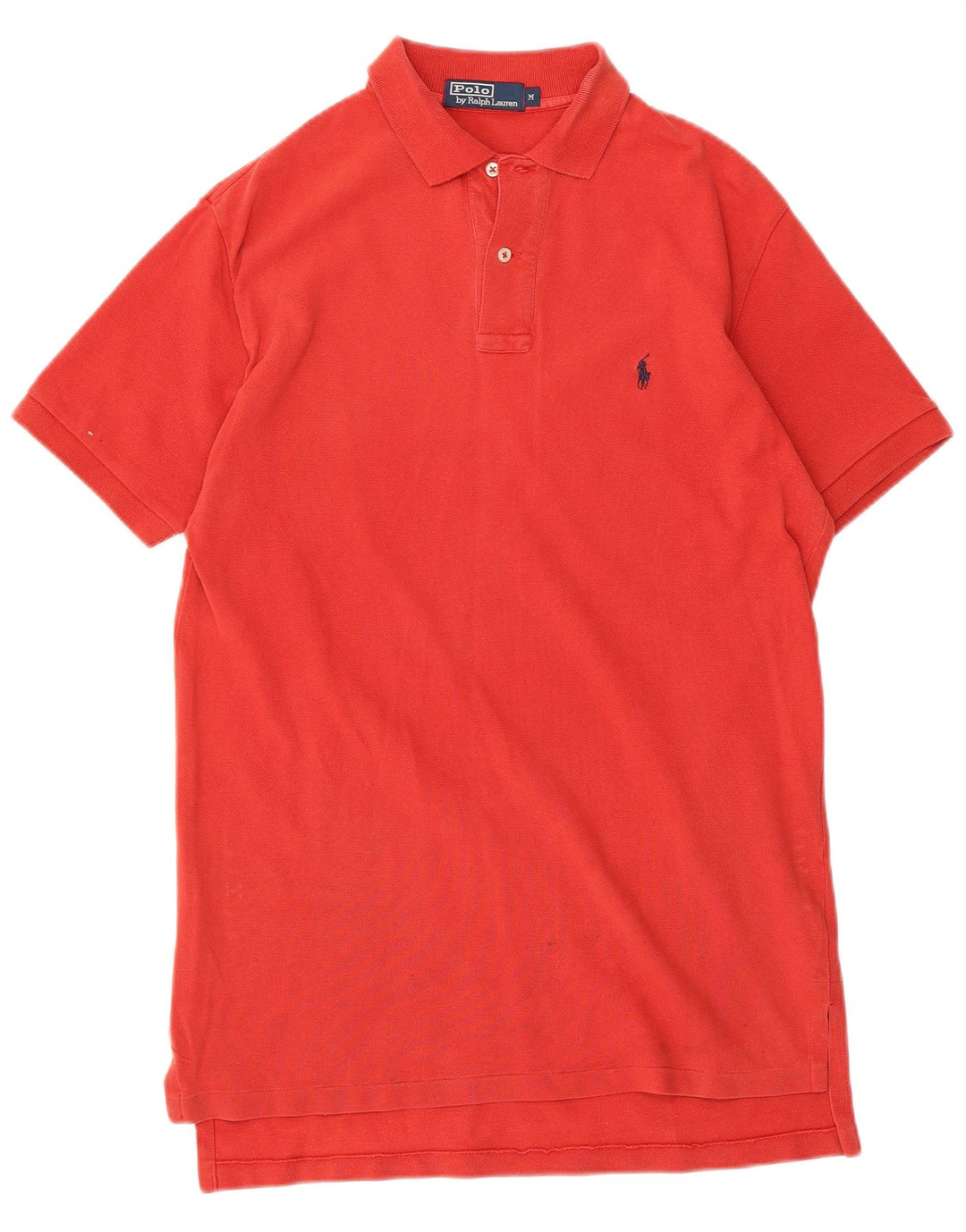 POLO RALPH LAUREN Mens Polo Shirt Medium Red Cotton