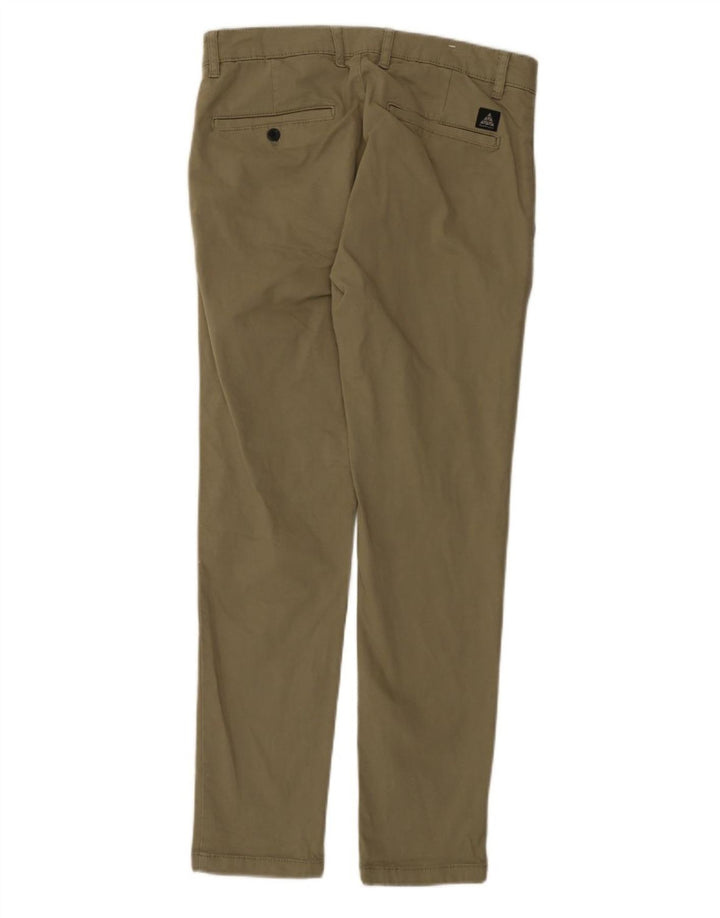 Zara Mens Straight Chino Trousers EU 40 Medium W31 L30 Khaki