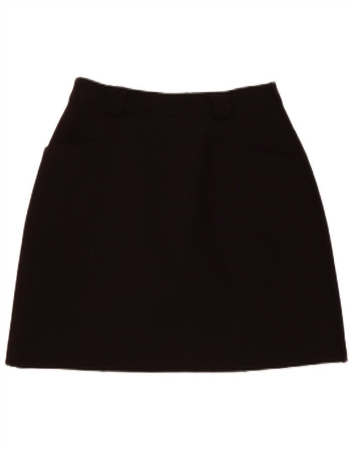 Vintage Womens A-Line Skirt W26 Small Brown
