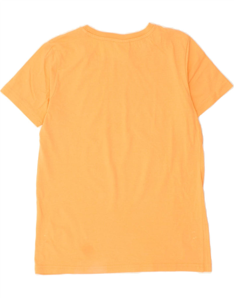 CHAMPION Womens T-Shirt Top UK 8 Small Orange Vintage Champion and Second-Hand Champion from Messina Hembry 