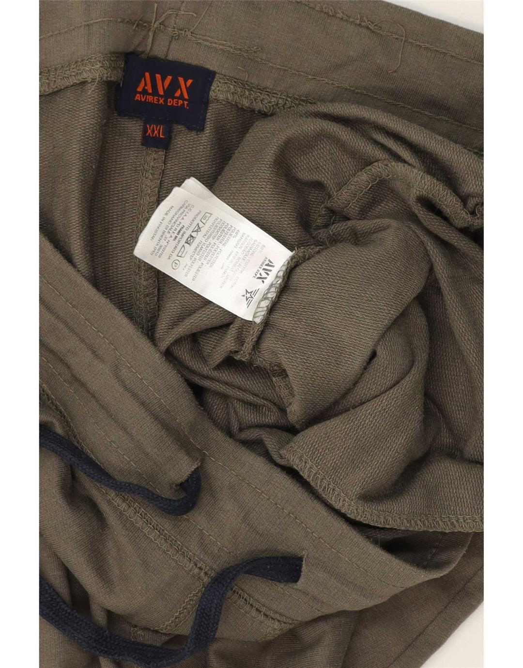 Avirex Mens Sport Shorts 2XL Khaki Cotton