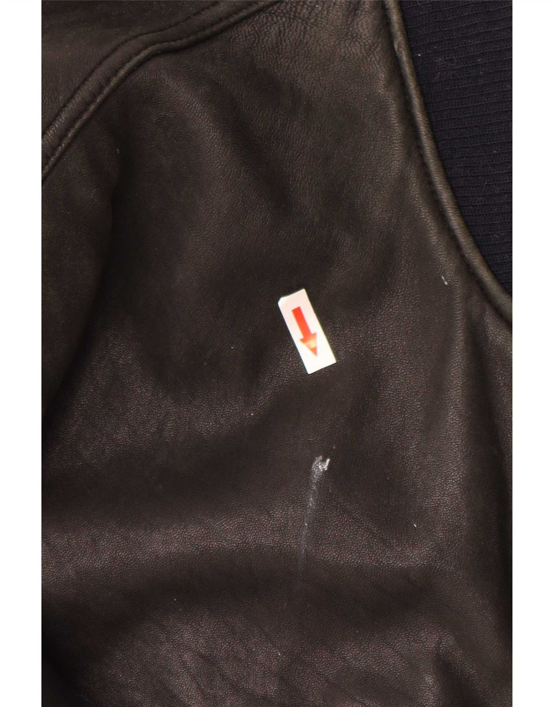 Trapper Mens Leather Jacket IT 54 2XL Black