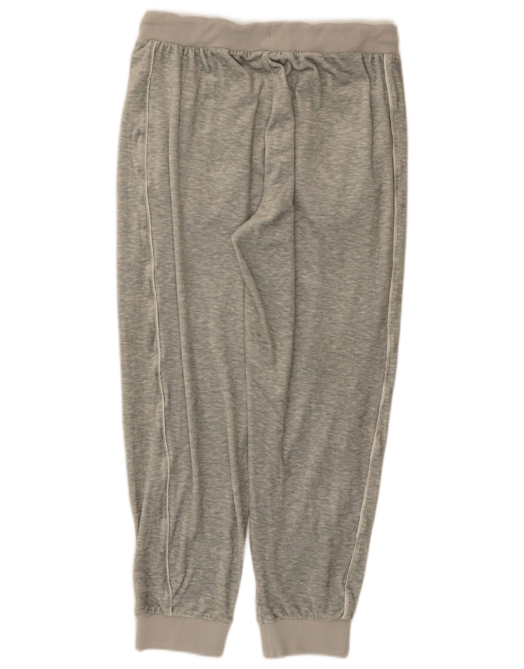 Fila Mens Velour Tracksuit Trousers Joggers Medium Grey Flecked Polyester