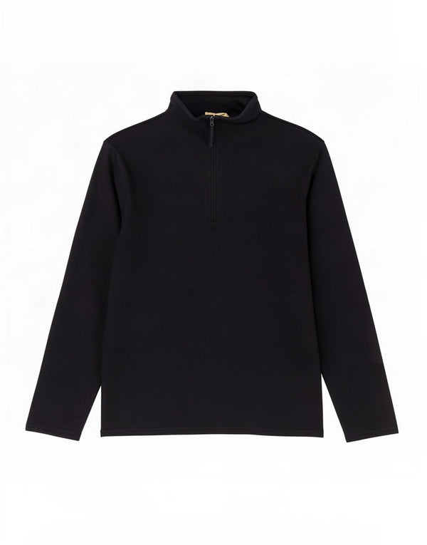 Mountain Warehouse Mens Zip Neck Fleece Jumper Medium Navy Blue Polyester