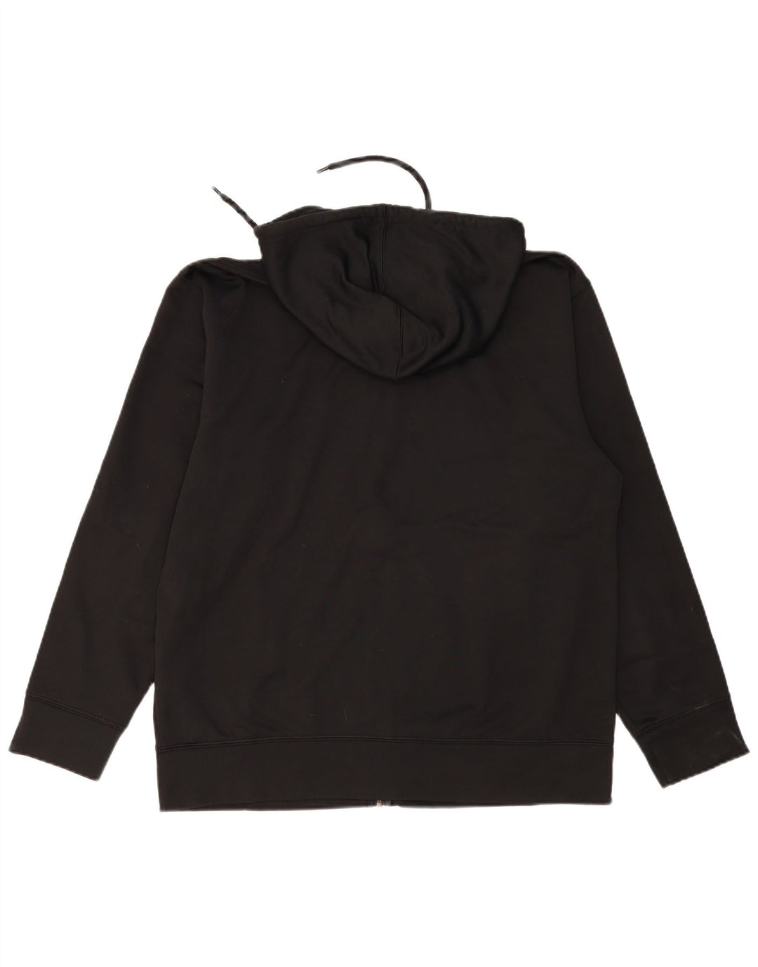 WRANGLER Mens Zip Hoodie Sweater UK 42/44 Large Black Polyester