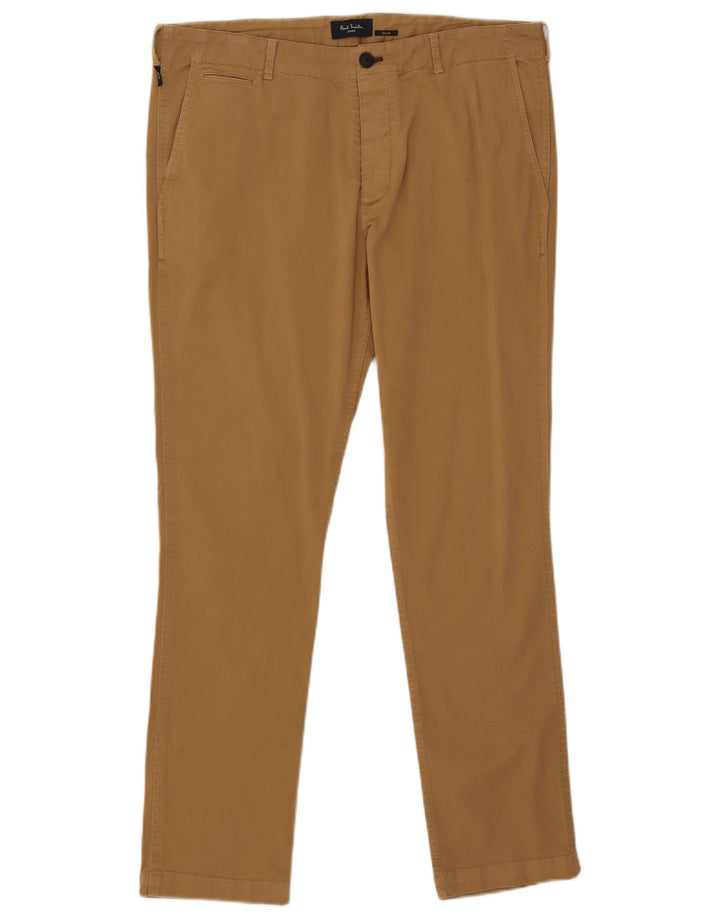 Paul Smith Mens Slim Chino Trousers W34 L31 Beige