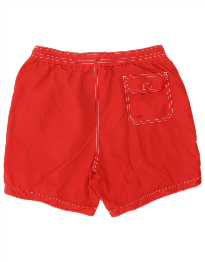 Fred Perry Mens Swimming Shorts XL Red Cotton
