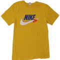 Nike Mens Graphic T-Shirt Top Small Yellow Cotton