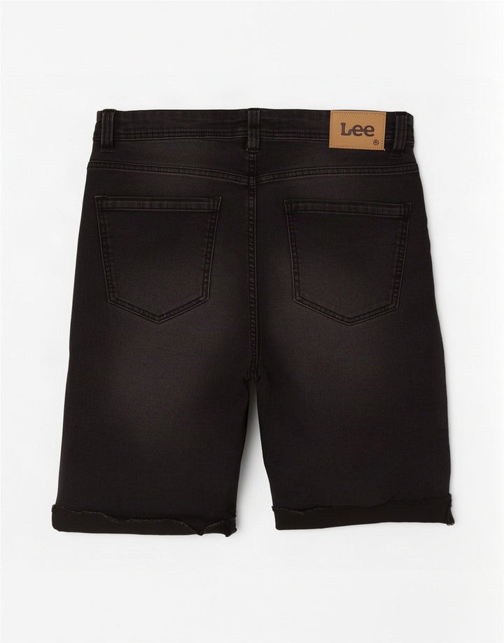 Lee Mens Denim Shorts W32 Medium Black Cotton
