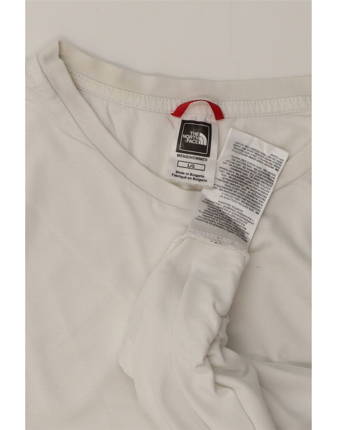 THE NORTH FACE Mens T-Shirt Top Large White Cotton