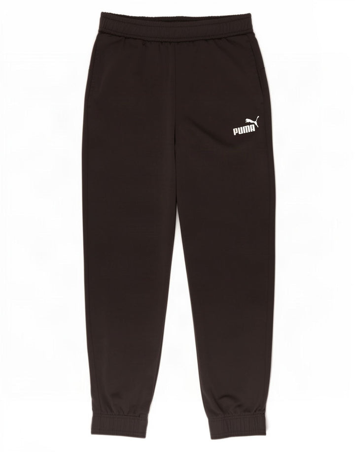 Puma Mens Tracksuit Trousers Joggers Medium Black Polyester