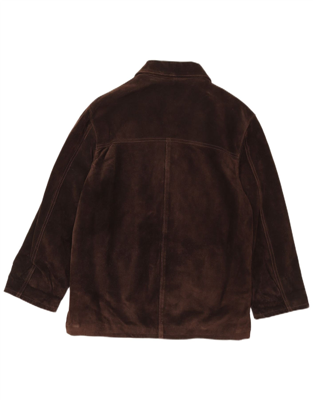 Vintage Mens Suede Jacket IT 44 XS Brown