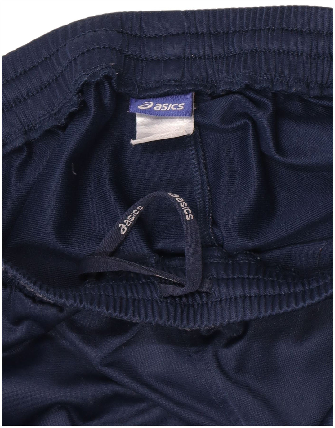 Asics Boys Tracksuit Trousers 13-14 Years Large Navy Blue Polyester