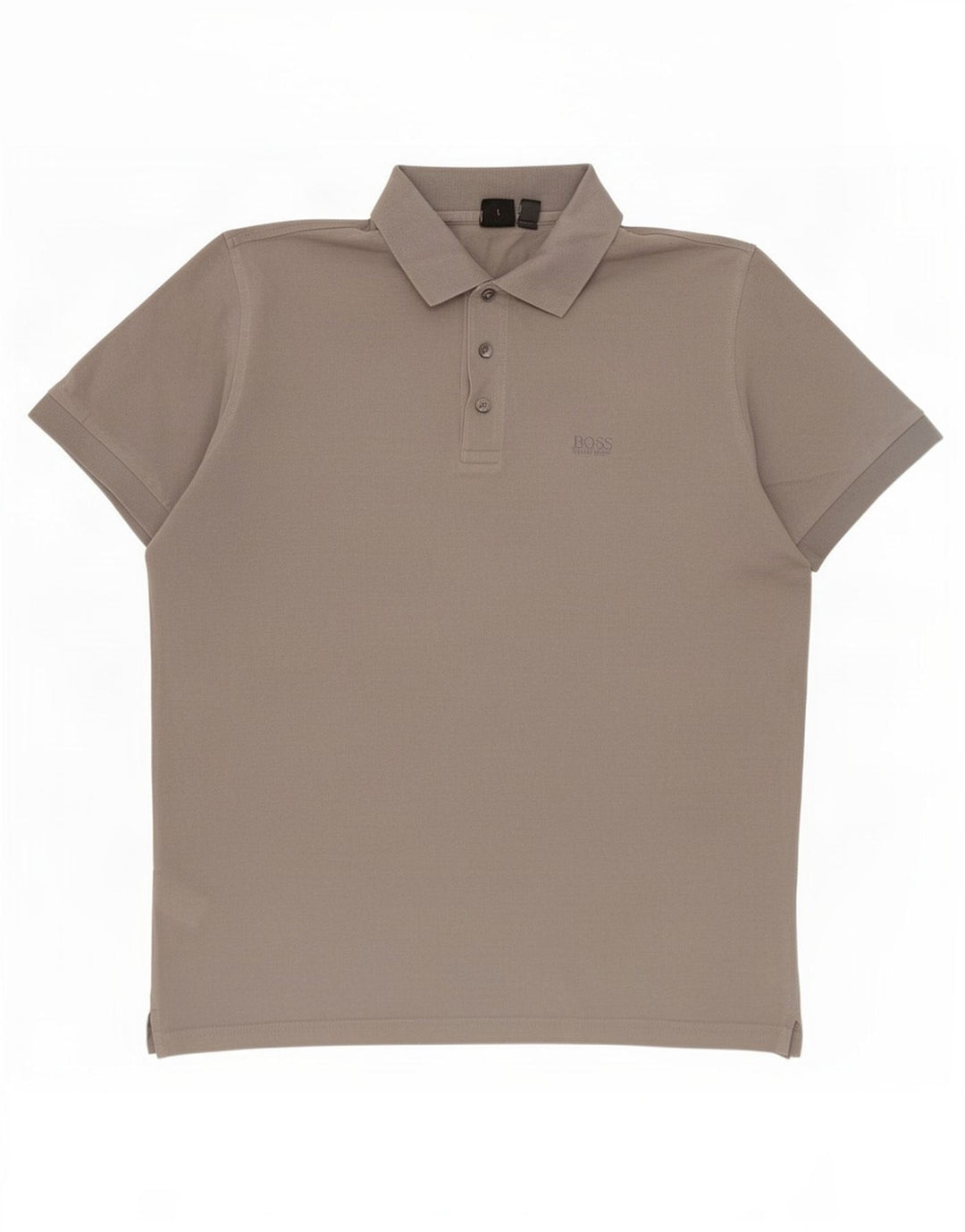 Hugo Boss Mens Polo Shirt Large Grey Cotton