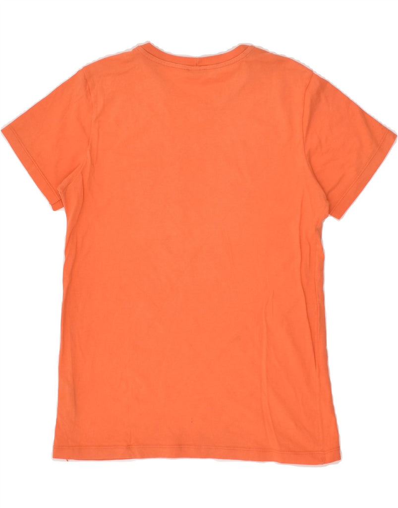 BENETTON Boys Graphic T-Shirt Top 13-14 Years 3XL Orange Cotton | Vintage Benetton | Thrift | Second-Hand Benetton | Used Clothing | Messina Hembry 