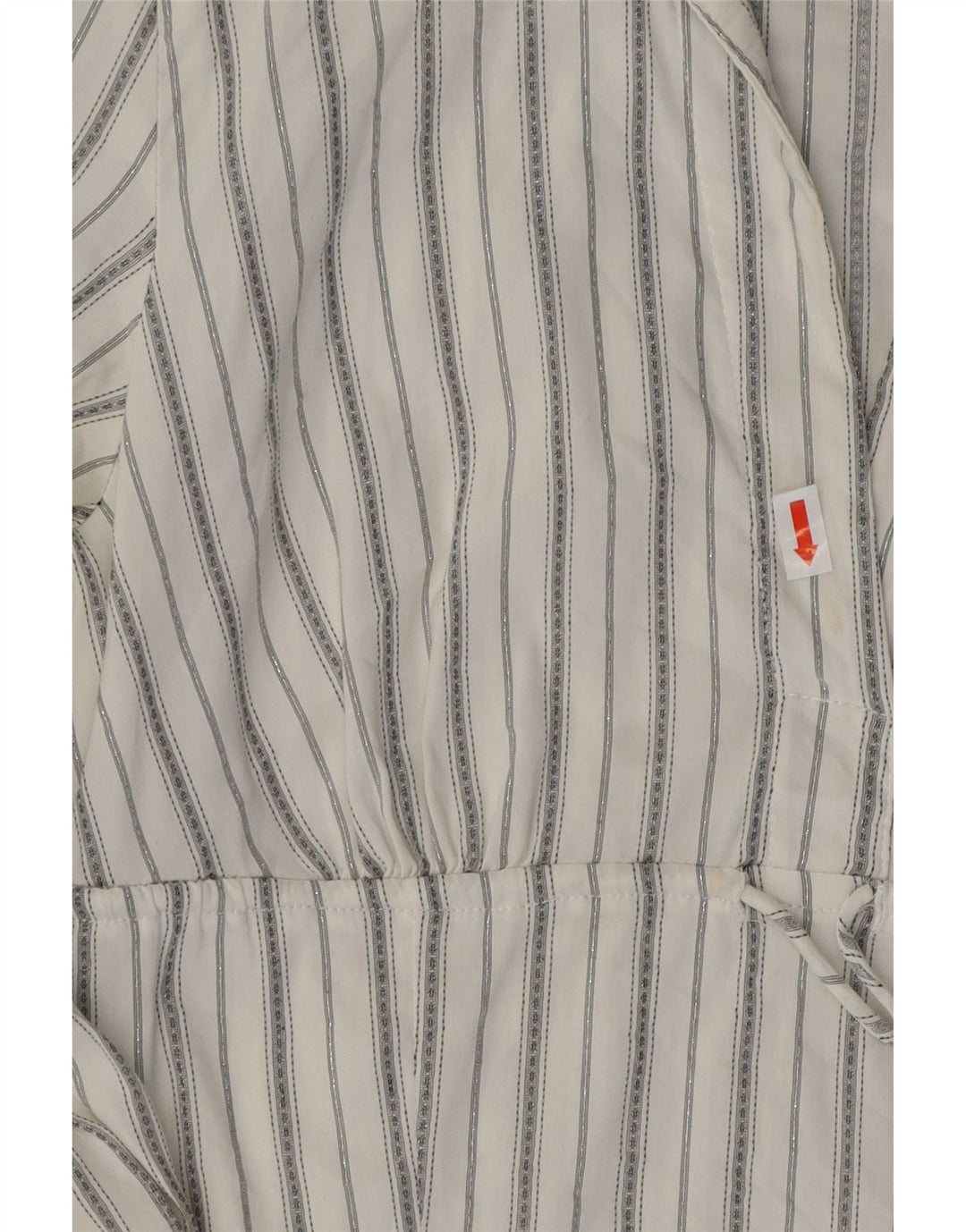 ZARA Womens Pullover Shirt Small White Striped