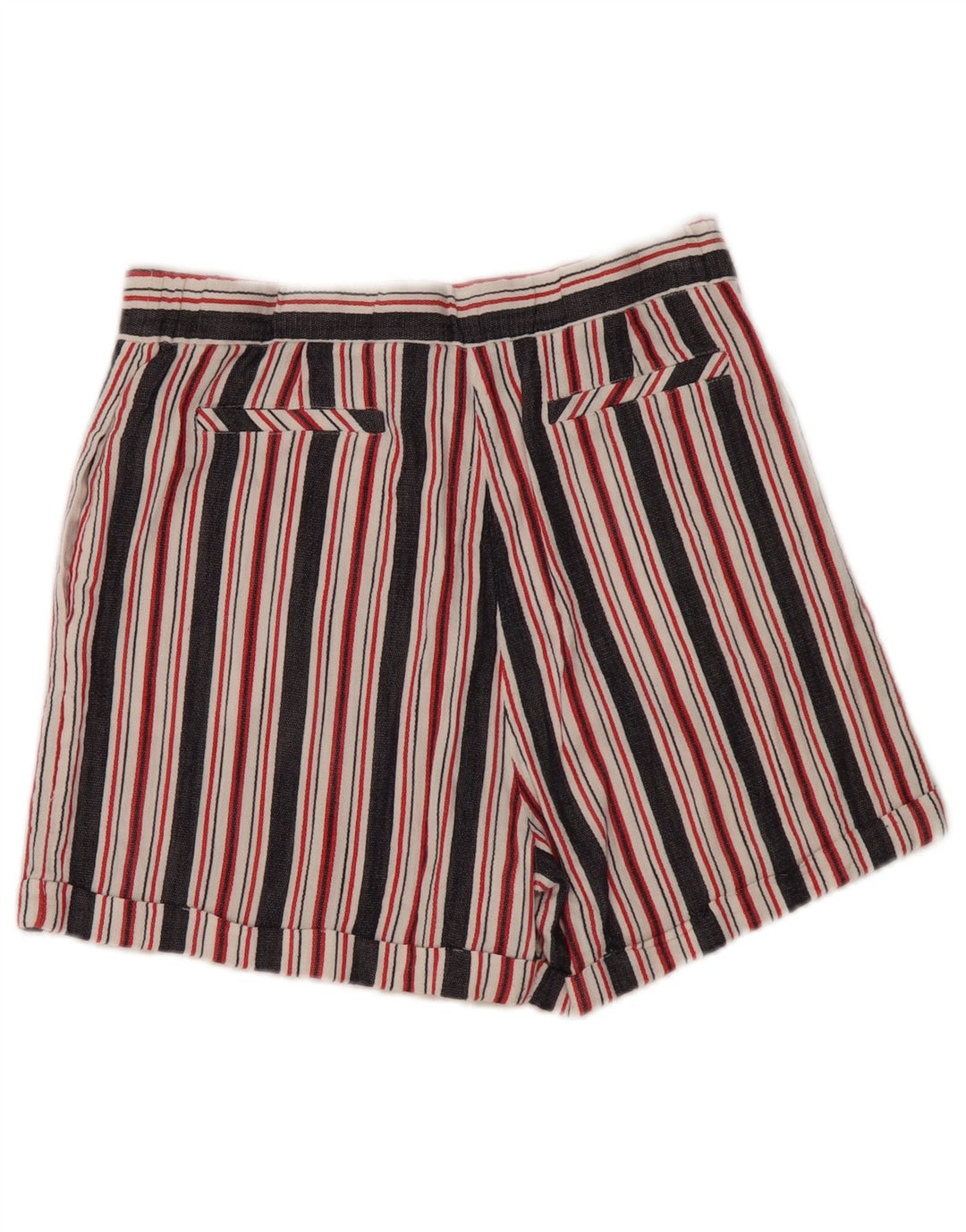French Connection Womens Chino Shorts UK 8 Small W28 Multicoloured Striped