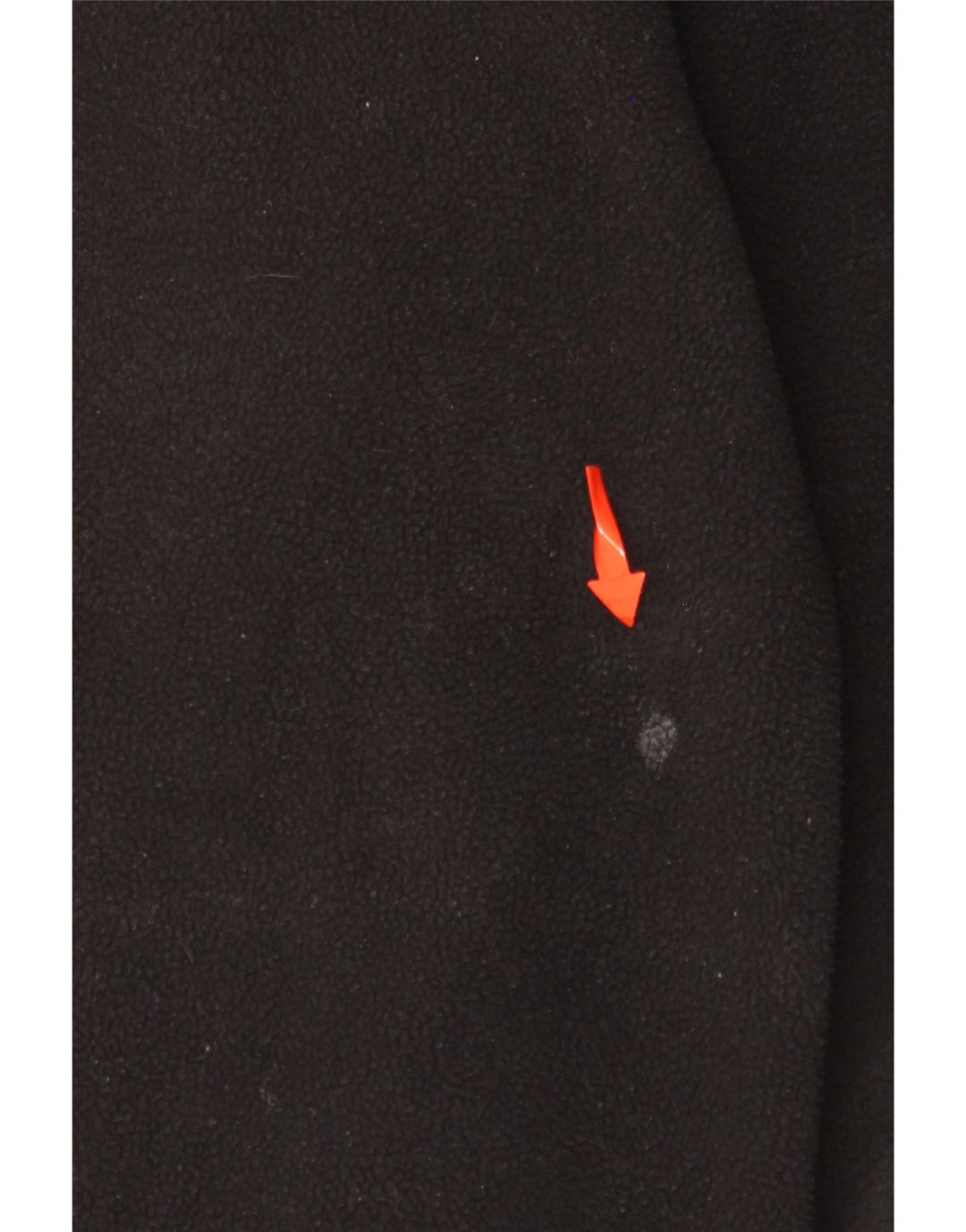 ADIDAS Mens Hooded Zip Neck Fleece Jumper Small Black Colourblock