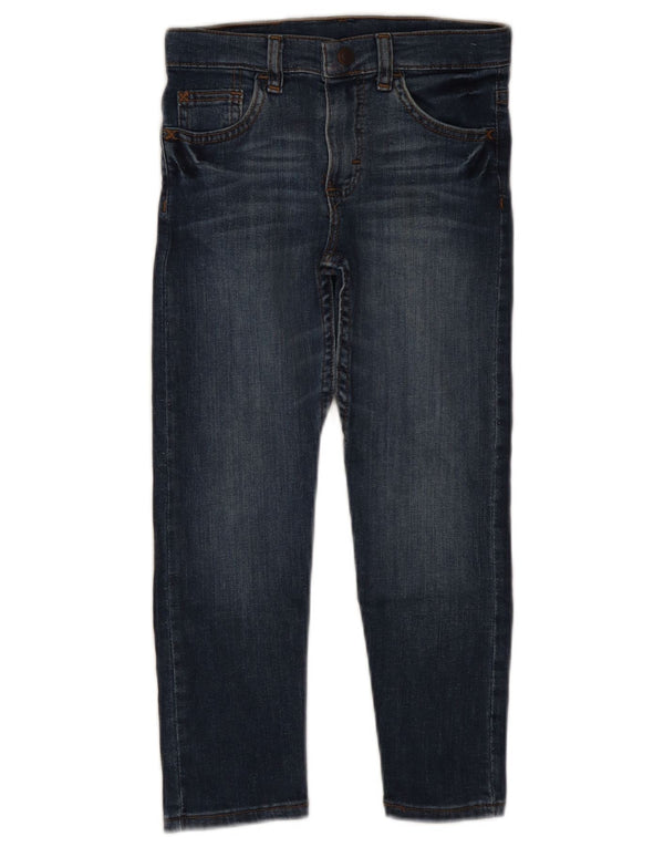 Wrangler Boys Straight Jeans 5-6 Years W22 L19 Blue Cotton