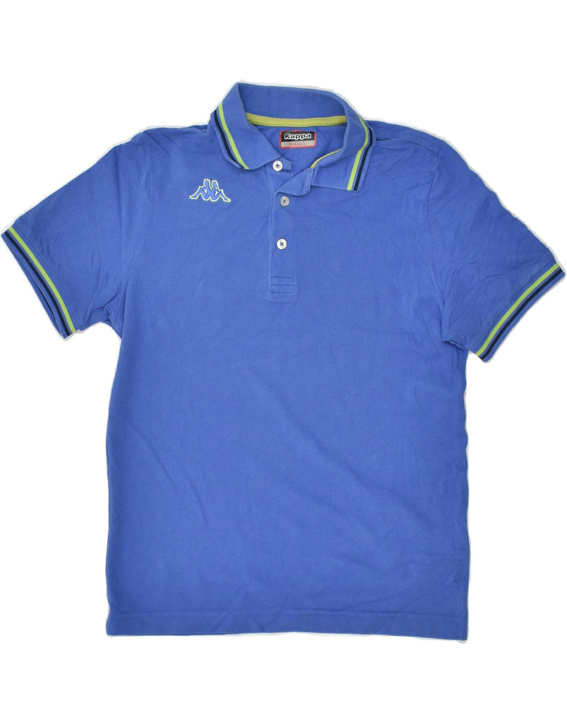 KAPPA Mens Polo Shirt Small Blue Cotton | Vintage Kappa | Thrift | Second-Hand Kappa | Used Clothing | Messina Hembry 