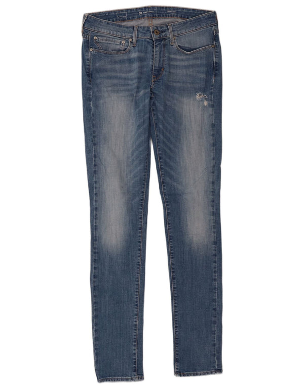 Levi's Womens Slight Curve Modern Rise Skinny Jeans W30 L34 Blue Cotton