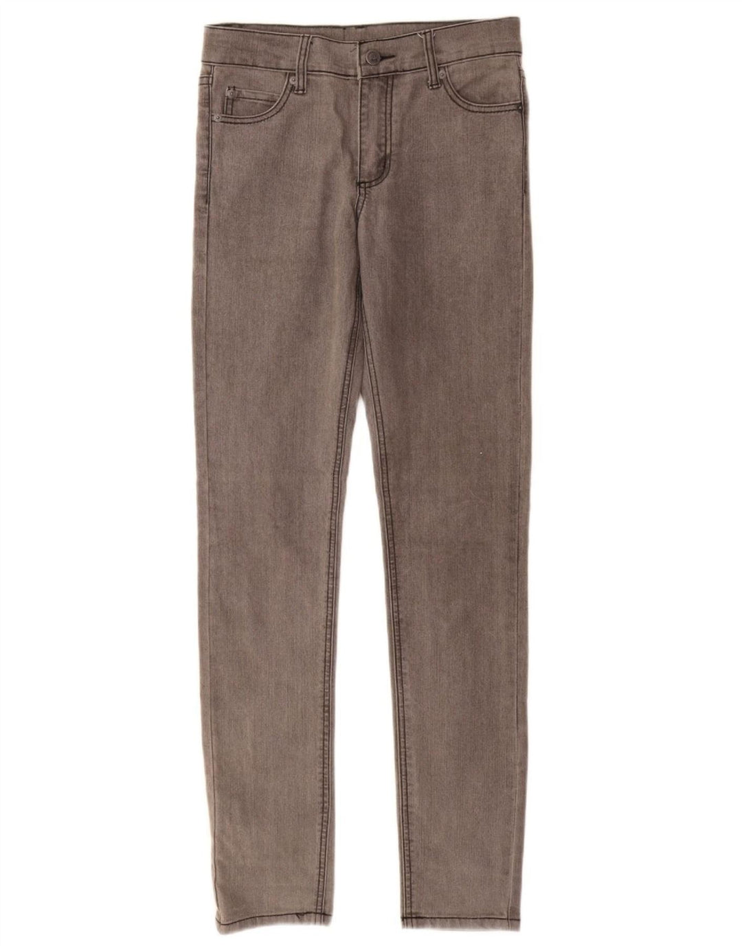 CHEAP MONDAY Womens Skinny Jeans W27 L32 Grey Cotton