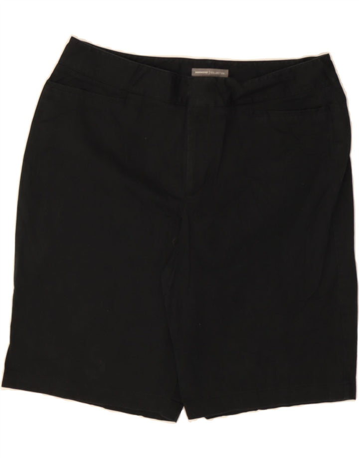 DOCKERS Womens Casual Shorts US 12 Large W30  Black Cotton Vintage Dockers and Second-Hand Dockers from Messina Hembry 