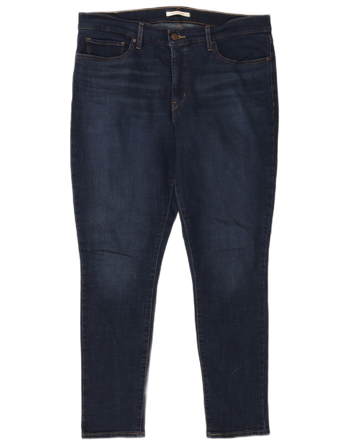 LEVI'S Womens 311 Shaping Skinny Jeans W36 L29 Navy Blue