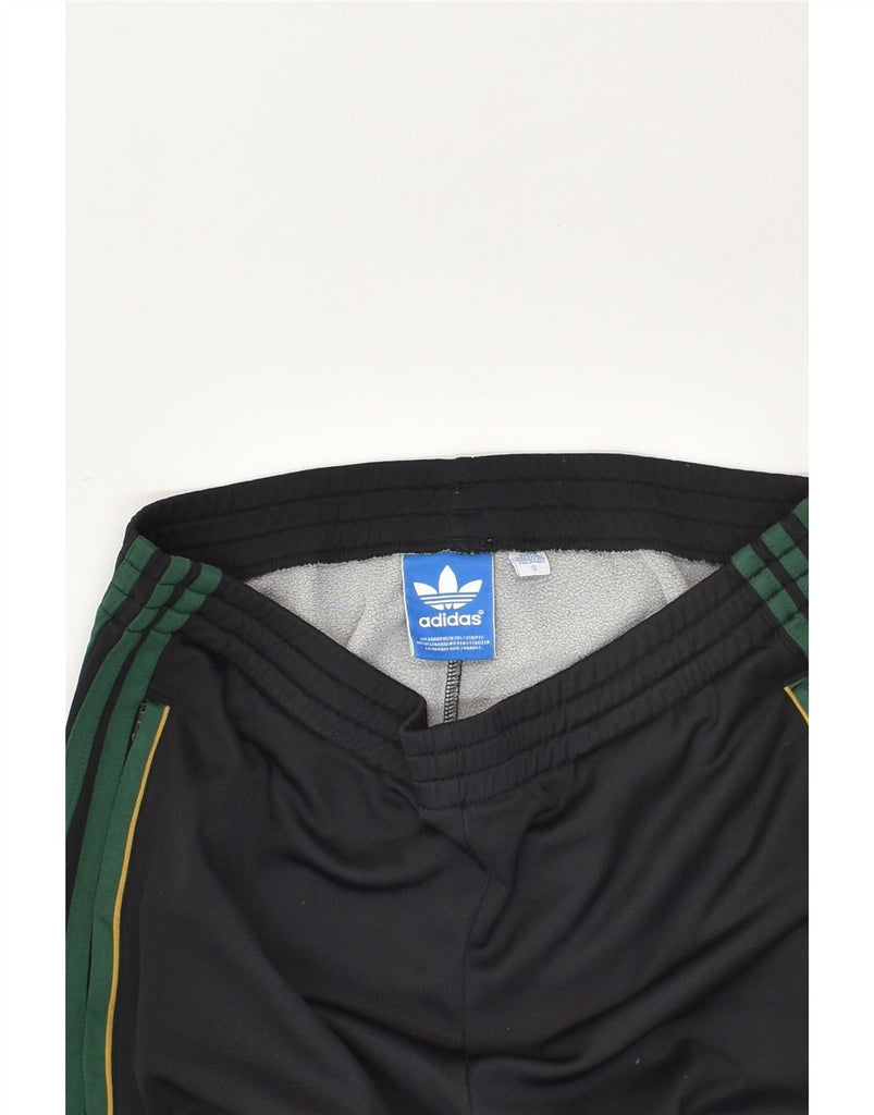 ADIDAS Mens Tracksuit Trousers Small Black Polyamide | Vintage Adidas | Thrift | Second-Hand Adidas | Used Clothing | Messina Hembry 