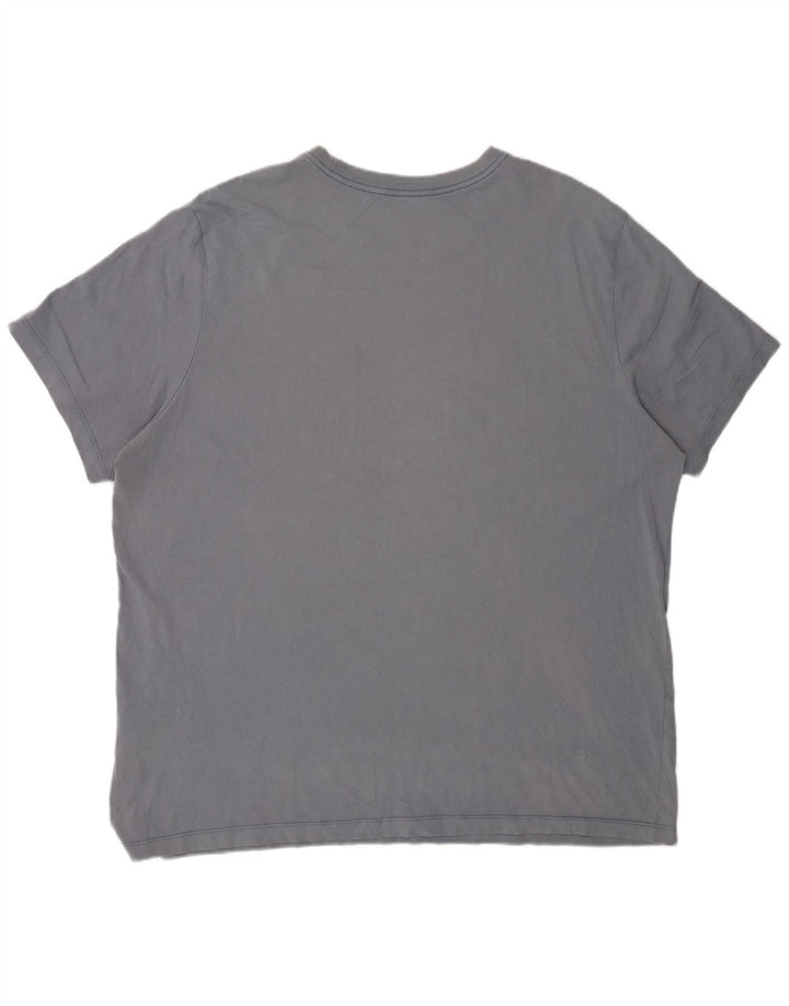 Nike Mens Graphic T-Shirt Top 2XL Grey Cotton